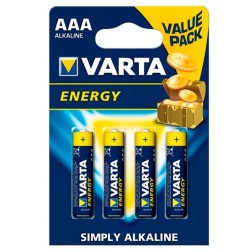 Батарейка VARTA ENERGY LR03 AAA (упаковка 4шт) 4008496847310 