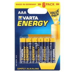 Батарейка VARTA ENERGY AAA (упаковка 6шт) 4008496676545 