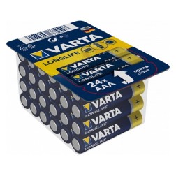 Батарейка VARTA LONGLIFE AAA big (упаковка 24шт) 4008496774548 