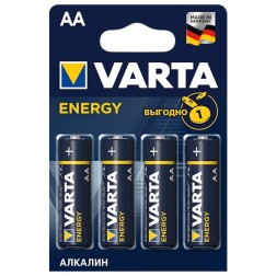 Батарейки VARTA ENERGY LR6 AA (упаковка 4шт) 4008496847358 