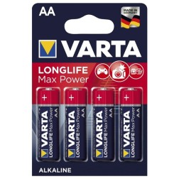 Батарейка VARTA LONGLIFE MAX POWER LR6 AA (упаковка 4шт) 4008496105946 