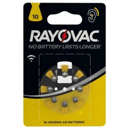 Батарейки 10/PR70 1.45V VARTA RAYOVAC ACOUSTIC для слуховых аппаратов (упаковка 8шт) 5000252003809 