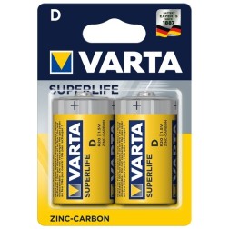 Батарейка VARTA SUPERLIFE D R20 (упаковка 2шт) 4008496556342 