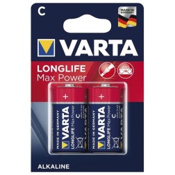 Батарейка VARTA LONGLIFE MAX POWER C (упаковка 2шт) 4008496545575 