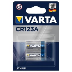 Батарейка CR123A VARTA PROFESSIONAL CR 17345 (упаковка 2 шт) 4008496537327 