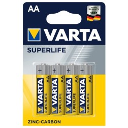 Батарейка VARTA SUPERLIFE R6 AA (упаковка 4шт) 4008496556267 