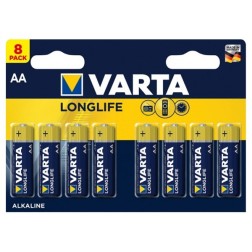 Батарейки VARTA LONGLIFE AA (упаковка 8шт) 4008496554324 