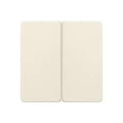 Переключатель двухклавишный (проходной) Simon Neos 27 Слоновая кость (в сборе) 