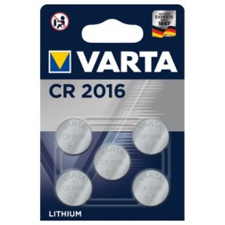 Батарейка VARTA ELECTRONICS CR 2016 (упаковка 5шт) 4008496927753 