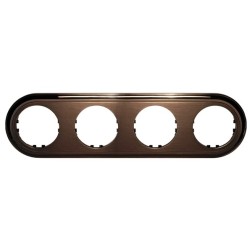 Рамка 4-постовая круглая Экопласт Vintage-Classic, бронза  Рамка 4-постовая круглая Экопласт Vintage-Classic, бронза