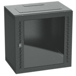 Шкаф телекоммуникационный навесной DKC 12 U (600х600х400) дверь стекло,RAL9005 