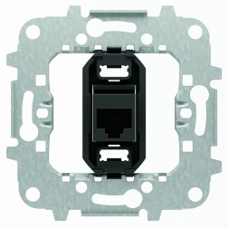 Механизм телекоммуникационной розетки тип RJ45 категория 5е, серия SKY/SKY Moon ABB Niessen (8118) 