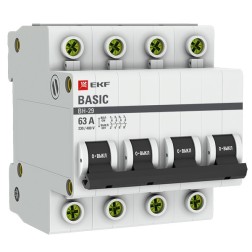 Выключатель нагрузки 4P 63А ВН-29 EKF Basic 