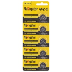 Элемент питания Navigator 94 779 NBT-CR1616-BP5 