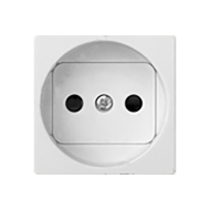 Розетка без заземления Simon Neos 27 Белый (в сборе) 