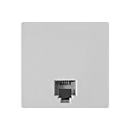 Розетка телефонная 1xRJ11 Simon Neos 27 Белый (в сборе) 