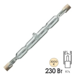 Лампа галогенная линейная Osram 64701 ECO Haloline 230W (300W) 220V R7s 114.2mm 