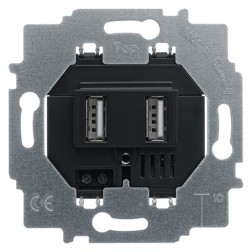Устройство зарядное на два USB разъема, 3000 мА (2x1500 мА) АВВ (6472 U-500-101) 