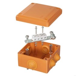 Коробка огнестойкая для открытой проводки 40-0210-FR1.5-4 Е15-Е120 80х80х40 Промрукав 