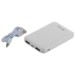 Power Bank Intro PB600 5000mAh белые, USB, для зарядки мобильных устройств 5056306086748 