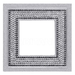Рамка 1-ная Crystal De Luxe Art Bright Chrome 