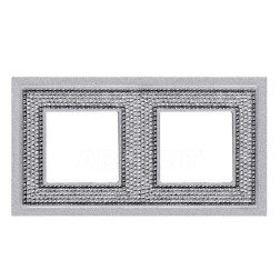 Рамка 2-ная Crystal De Luxe Art Bright Chrome 