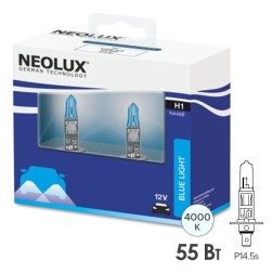 Лампа N448B-2SCB H1 12V 55W P14.5s голубовато-белый свет 4000K (64150CBI-HCB) Blue NEOLUX (уп. 2шт) 