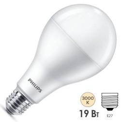 Лампа светодиодная LEDBulb A80 19W (160W) 3000K 220V E27 2300Lm d80х155mm матовый тёплый 