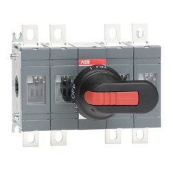 Рубильник ABB OT250E22P до 250А 4-х полюсный (с ручкой на дверь и переходником) 