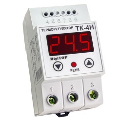Терморегулятор ТК-4н 16A 0C..+125C один канал измерения 