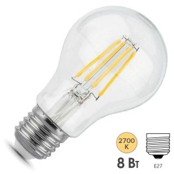 Лампа Gauss LED Filament A60 8W 2700К 740lm E27 