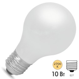 Лампа Gauss LED Filament A60 OPAL dimmable E27 10W 820lm 2700К 1/10/40 