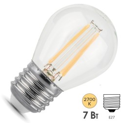 Лампа Gauss LED Filament Шар E27 7W 550lm 2700K 1/10/50 