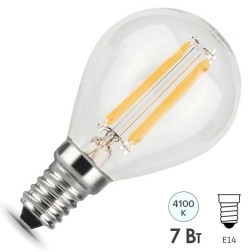 Лампа Gauss LED Filament Шар E14 7W 580lm 4100K step dimmable 1/10/50 