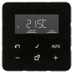 Комнатный термостат с дисплеем «стандарт» Jung CD Черный 