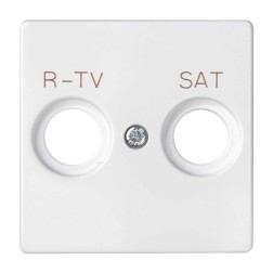 Накладка для розетки R-TV+SAT с пиктограммой R-TV SAT Simon 82 Concept белый матовый 