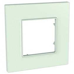 Рамка Unica Quadro 1 пост матовое стекло 