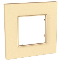 Рамка Unica Quadro 1 пост карамель 
