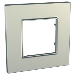 Рамка Unica Quadro 1 пост титан 