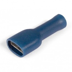 Разъем плоский КВТ РППИ-М 2,5-(6,3) под провод 1,5-2,5мм2 (упак. 100шт) синий 