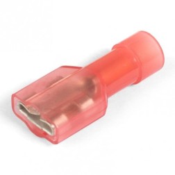 Разъем плоский КВТ РПИ-М(н) 1,5-(6,3) под провод 0,5-1,5мм2 (упак. 100шт) красный 