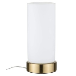 Настольная лампа Paulmann Pinja макс.20Вт E14 230В Латунь/Опал Латунь/Стекло Без лампы Дим. 77055 