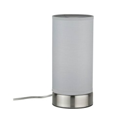 Настольная лампа Paulmann Pia макс.25Вт E14 230В Железо матов./Белый Металл/Ткань Выкл. Н210мм 77058 