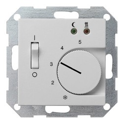 Термостат 230V с выносным датчиком System 55 Gira серый матовый 