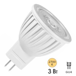 Лампа Gauss LED MR11 GU4 3W 2700K 150-265V 290lm 35x40mm 