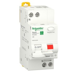 Дифференциальный автомат Schneider Electric RESI9 1П+Н 6А 30мА C тип A 6кА 2 модуля 