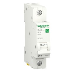 Автоматический выключатель Schneider Electric RESI9 1П 63А В 6кА 230В 1м (автомат) 