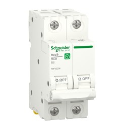 Автоматический выключатель Schneider Electric RESI9 2П 6А В 6кА 230В 2м (автомат) 