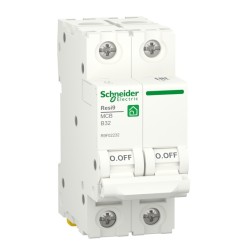 Автоматический выключатель Schneider Electric RESI9 2П 32А В 6кА 230В 2м (автомат) 