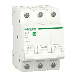 Автоматический выключатель Schneider Electric RESI9 3П 10А В 6кА 230В 3м (автомат) 